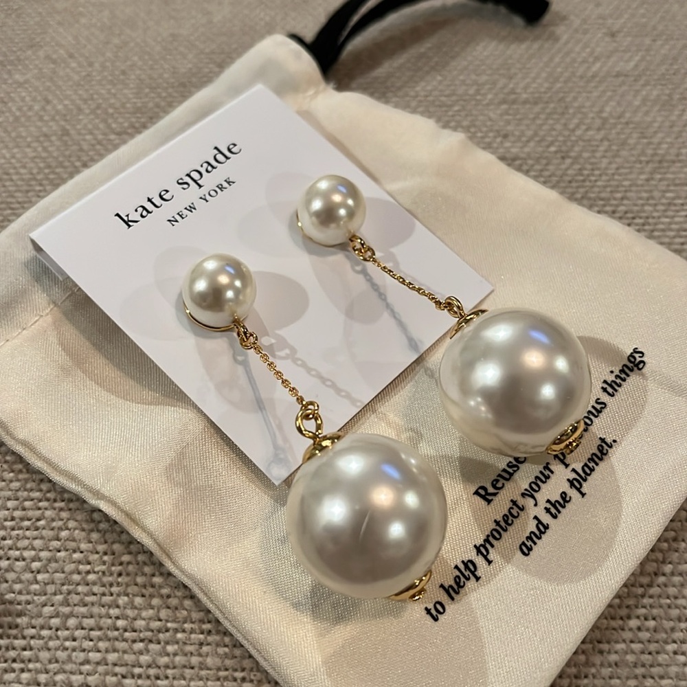 kate spade Have A Ball Linear Earrings/NWT - Picture 10 of 11